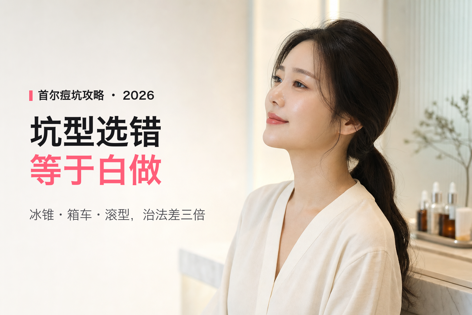 2026首尔痘坑修复全攻略：CO2点阵·皮下剥离·CROSS三法联打，坑型精准匹配与人民币实价时间线全拆解