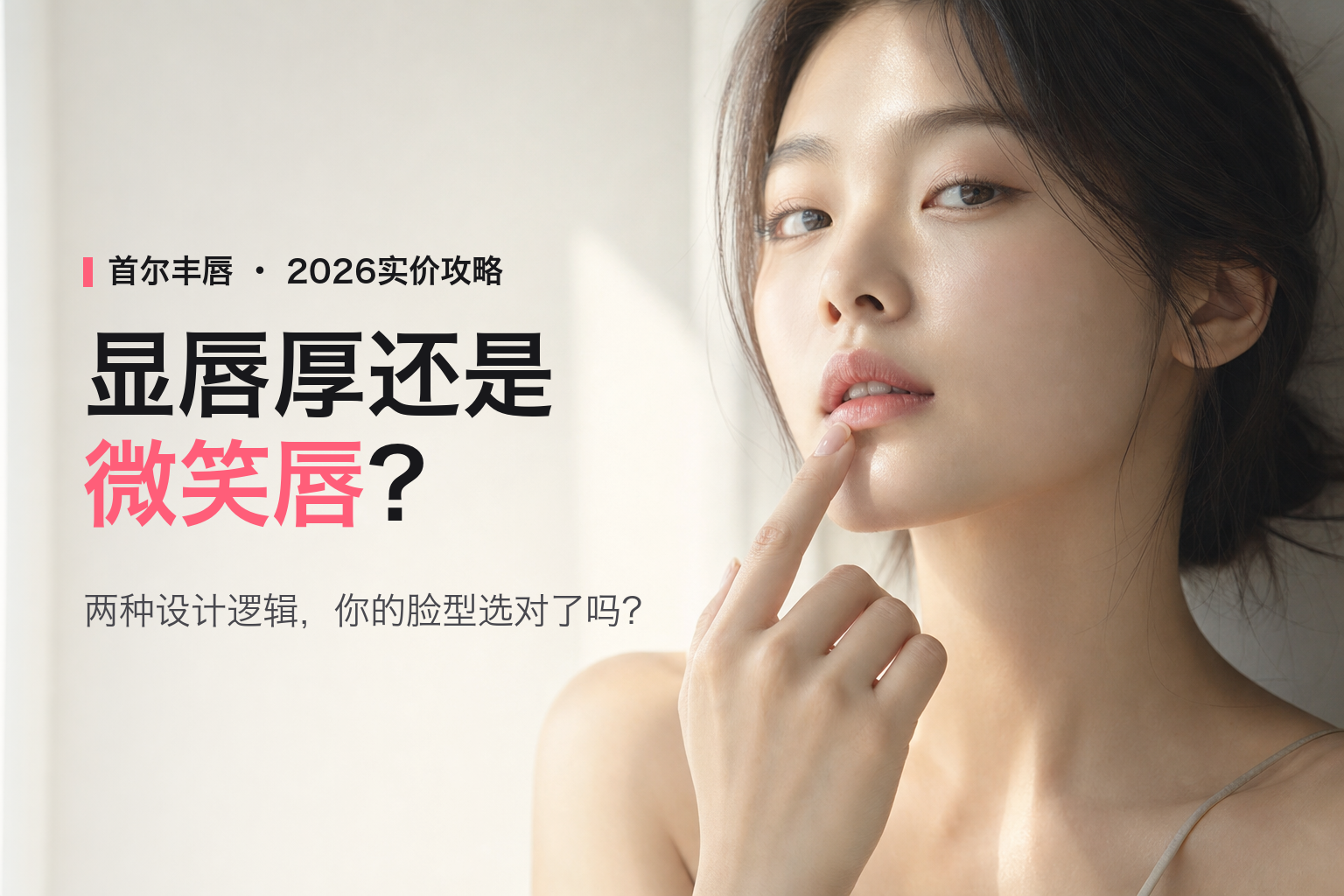 2026首尔唇部填充全攻略：显唇厚还是微笑唇设计？人民币实价、维持期与恢复期真相